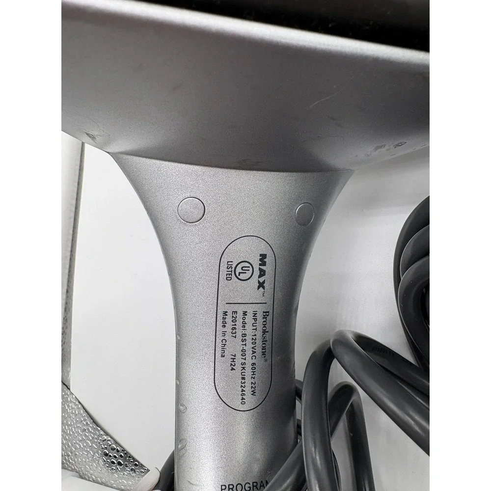 Brookstone Max BST-007 Dual Node 5 Speed 3 Program Full Body Percussion Massager